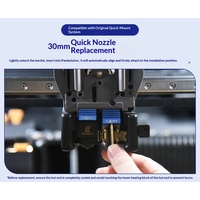 Buse renforcée Panda Juicer pour tête d'impression P2S Hotend A1 Mini, compatible avec la buse H2D Bambu Lab A1