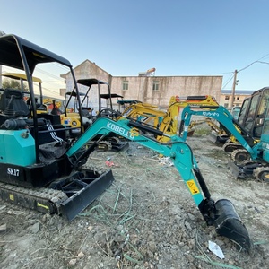 รถขุดไฮดรอลิกแบบตีนตะขาบ Kobelco SK17 มือสองจากญี่ปุ่น ขนาด 17 ตัน คุณภาพสูง เหมาะสำหรับงานขุดดินขนาดเล็กในครัวเรือน และงานจัดสวน - Product Image 4