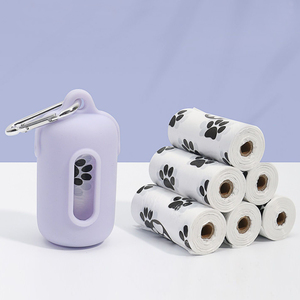 Étui distributeur de sacs à déjections canines biodégradables en silicone robuste, imperméable, avec logo personnalisé de luxe - Product Image 6