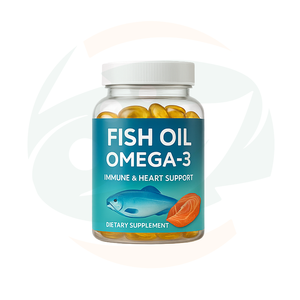 תמיכה ב-OEM/ODM, כמוסות רכות של שמן דגים אומגה-<span class=keywords><strong>3</strong></span> DHA EPA לבריאות העיניים והמוח של מבוגרים, מזון בריאות טבעי ברמת מזון - Product Image 1