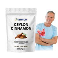 Gélules de Cannelle de Ceylan Ausreson OEM – Extrait Herbal Naturel pour Soutenir la Santé Immunitaire et Cardiaque – Capsules de Cannelle de Ceylan