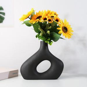 <span class=keywords><strong>Nordic</strong></span> Ins Creative Vase En Céramique Morandi Couleur Sec Fleur <span class=keywords><strong>Ware</strong></span> Doux Floriculture Ornement De Table pour Salon Matt Glaze - Product Image 4