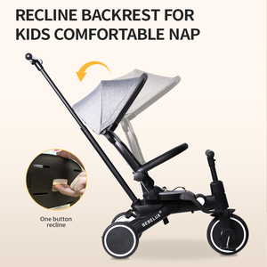 Triciclos de bebé multifuncionales 8 en 1 para niños, triciclo de 3 ruedas para bebés, coche, esencia para niños, triciclo para niños - Product Image 3
