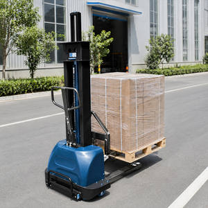 Mini Apilador de 1 Tonelada con Batería de Iones de Litio y Neumáticos Sólidos, Autocargable para Logística en Interiores, con Certificación CE e ISO - Product Image 1