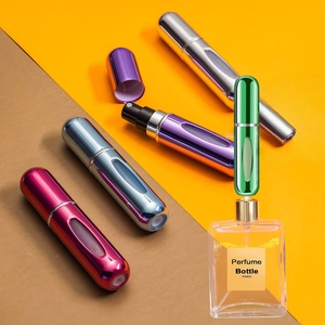Flacon vaporisateur de parfum rechargeable en aluminium de 5 ml format voyage, vente chaude - Product Image 2