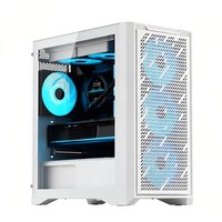 Boîtier PC AOJIE en maille à flux d'air, format MATX ITX, pour ordinateur de bureau, tour moyenne, châssis PC, boîtier PC MATX, Gabinete PC