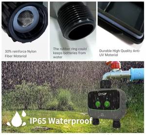 <span class=keywords><strong>Programmateur</strong></span> <span class=keywords><strong>d</strong></span>'<span class=keywords><strong>arrosage</strong></span> intelligent Wi-Fi à double sortie, contrôlé par application, écologique, automatique, pour tuyau <span class=keywords><strong>d</strong></span>'<span class=keywords><strong>arrosage</strong></span> de jardin, utilisation domestique, télécommandé, 2 piles AA - Product Image 6