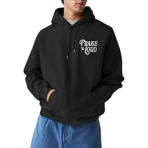 FOXA Sweat à capuche chrétien pour garçons, imprimé Praise The Lord Psalm 150:6, sweat-shirt unisexe en coton avec poche - Product Image 2