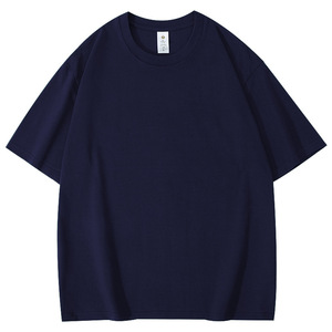 เสื้อยืดโอเวอร์ไซส์เปล่าสำหรับผู้ชาย พิมพ์โลโก้ตามสั่ง เสื้อผ้าฝ้ายขายส่ง เสื้อผ้าสตรีทแวร์ลำลอง เสื้อยืด - Product Image 5