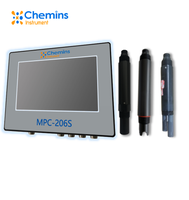 Contrôleur numérique multi-paramètres IoT pH ORP TSS Chlorophylle DO COD EC avec affichage et terminal RS485 pour analyse et surveillance de l'eau OEM