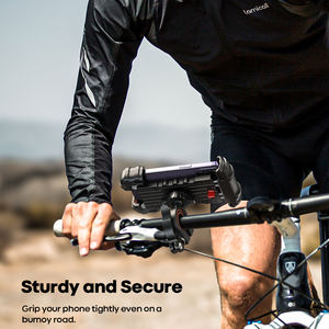 Support de téléphone portable pour vélo Lamicall BM02, mains libres, réglable, support de téléphone pour scooter, antidérapant, <span class=keywords><strong>pince</strong></span> pour guidon de vélo, 4,7-6,8 pouces - Product Image 4
