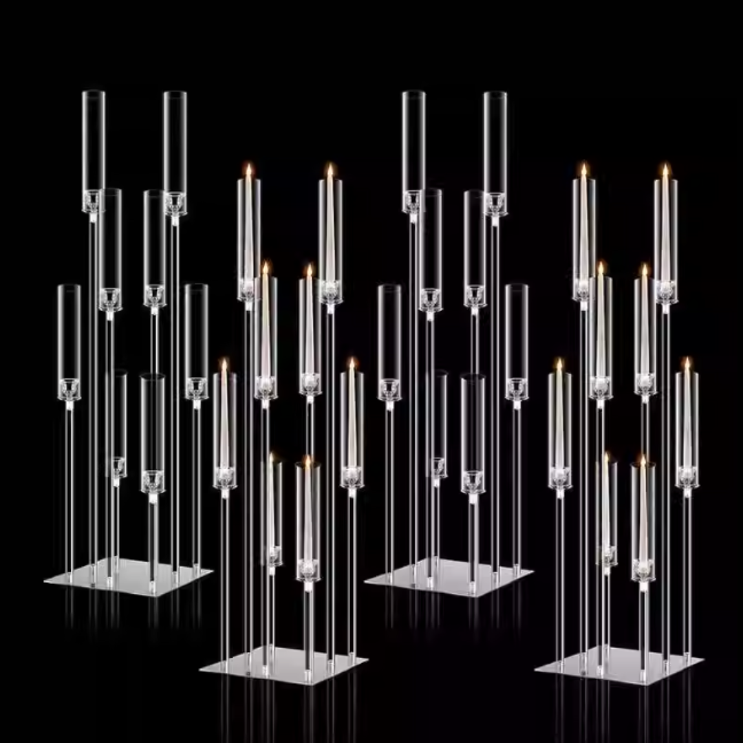 wedding table decorated