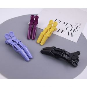 Wholesale Barber Sectioning Salon Hairpins Styling <b>Tools</b> Hairdressing alligator Hairgrips logo Black Custom Hair <b>Clips</b> - Product Image 6