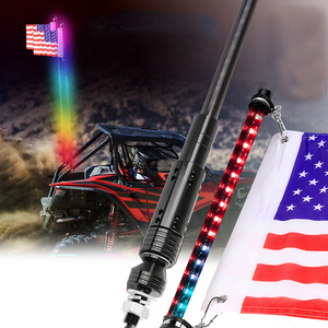 Kits de lumières LED flexibles RGB de 2 à 6 pieds avec télécommande RF, tube noir fumé, pour SXS Offroad RZR <span class=keywords><strong>Canam</strong></span> 4x4 - Product Image 1