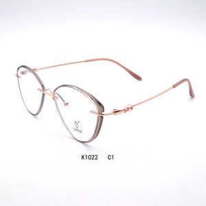 แว่นตา K1022 กรอบโลหะเมมโมรี่ น้ำหนักเบา ทนทาน ทันสมัย ดีไซน์ยืดหยุ่นเพื่อความสบาย - Product Image 3