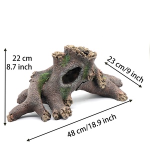 <span class=keywords><strong>Aquarium</strong></span> Landschap Boomstronk Stam Holle Betta Cichliden Grot Rotsen Voor Vissen Verbergen Tank Decoratie Decoraties - Product Image 2