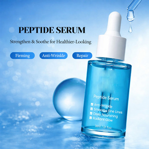 Blue Copper Peptide <b>Face</b> <b>Serum</b> Hyaluronic Acid Collagen Firming Anti-Aging Moisturizing Skincare Essence - Product Image 4