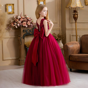 Robe de Soirée Princesse en Tulle pour Filles, Tenue de Scène pour Spectacles, Anniversaires, Banquets, Mariages, Concours et Cérémonies - Product Image 4