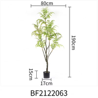 Haute qualité Offre Spéciale vraie touche feuilles artificielles bonsaï arbre plantes artificielles décoration intérieure plantes et arbres artificiels