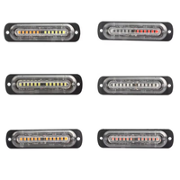 Autozubehör Strobe Grille Light 12V 12leds LKW Fahrzeug Seiten markierung Not blitz lampe LED Strobe Warnleuchten für Auto