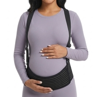 Ceinture de Soutien Dorsal en Gaze de Coton Élastique pour Soins Abdominaux Post-partum, Respirante et Sans Coutures, pour Affiner le Ventre