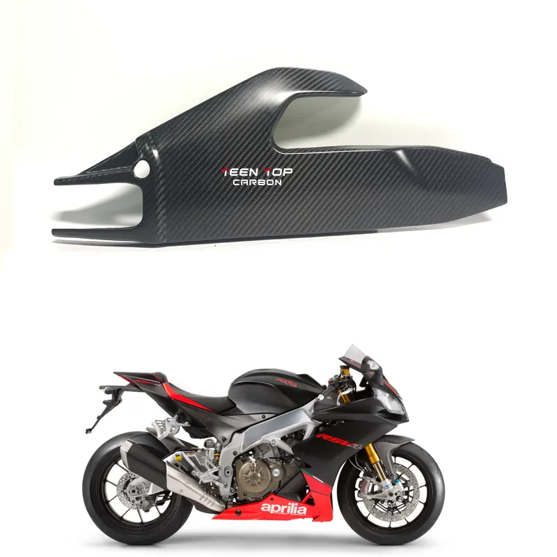 3K Carbon Fiber Motorrad Karosserie teile Schwenk arm abdeckung Schwenk arm schutz Ersatz Für RSV4 / Tuono V4 im Jahr 2021