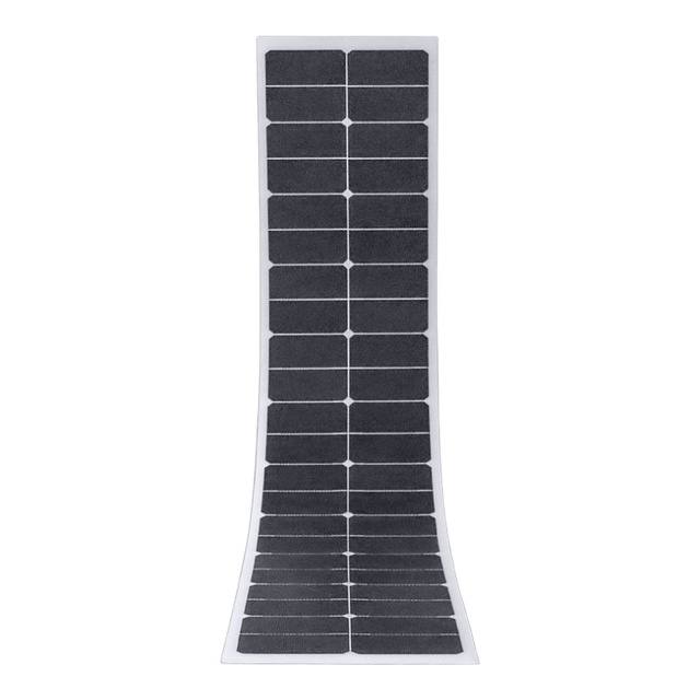 Sunpower Maxeon 6 Solar Cell 100W 400w Etfe Semi Flexible Solar Pv Panels Wholesale Price for Roof Balcony Boat Caravan Home