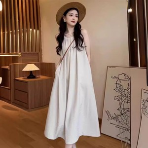 green emerald velvet dress DOAD Korean version fashion sweet and elegant white fairy floral female  summer boho style party mini dress female casual stitching elegant dress- White,S : Amazon.co.uk: Fashion main image 1