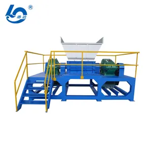 Tire Shredders Tyre Recycling Equipment E Waste Recycling Plant Plastic Recycling Machine Price Double Shaft Large Shredder