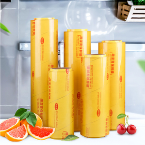 Giá Tốt Nhất Chất Lượng Cao PVC Phim Sản Xuất Điện Bọc-PVC <span class=keywords><strong>Stretch</strong></span>/Cling Bọc Thực Phẩm Phim 9 ~ 21 micro - Product Image 2