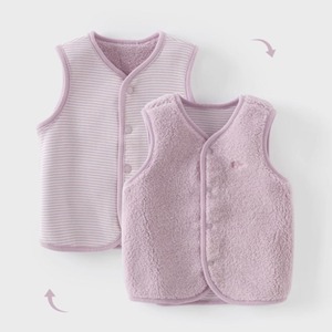 DB4237450 DAVE BELLA Gilet per Bambine Autunno Inverno, Nuovo Gilet alla Moda per Bambini, Top Casual Carino per Bambini e Neonati - Product Image 3