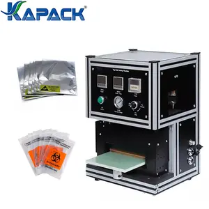 KAPACK Bateria Compacta Máquina De Selagem De Calor Malote Cell Vacuum Top Side Máquinas De Selagem De Aquecimento