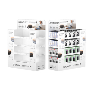 Custom Modern METRO Half <strong>Pallet</strong> Cardboard <strong>Displays</strong> 1/2 <strong>Pallet</strong> Carton for Fitness Tracker Retail Custom <strong>FSDU</strong> Half <strong>Pallet</strong> <strong>Displays</strong> - Product Image 1