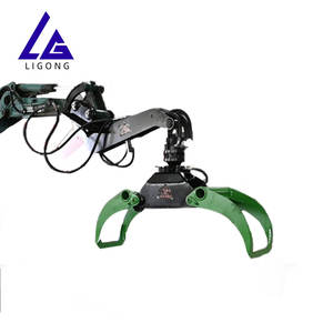 Graafmachine <span class=keywords><strong>Log</strong></span> Grijper 3-5ton Hout Grabber Bosbouw Gehechtheid Met Motor Ligong Merk Ce Gecertificeerde China Fabriek - Product Image 3
