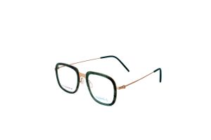 Unisex cao cấp titan Kính đọc sách máy tính khung hình chữ nhật với hình học in Miếng đệm mũi mềm thời trang vàng Màu Đỏ - Product Image 6