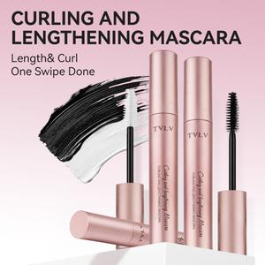 Máscara de Pestañas Resistente al Agua, Vegana, Alargadora, con Fibra de Seda 4D, en Oferta - Product Image 3