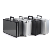 Boîte de protection de verrouillage de vol pour petit équipement de grande taille personnalisée mallette de transport en alliage d'aluminium