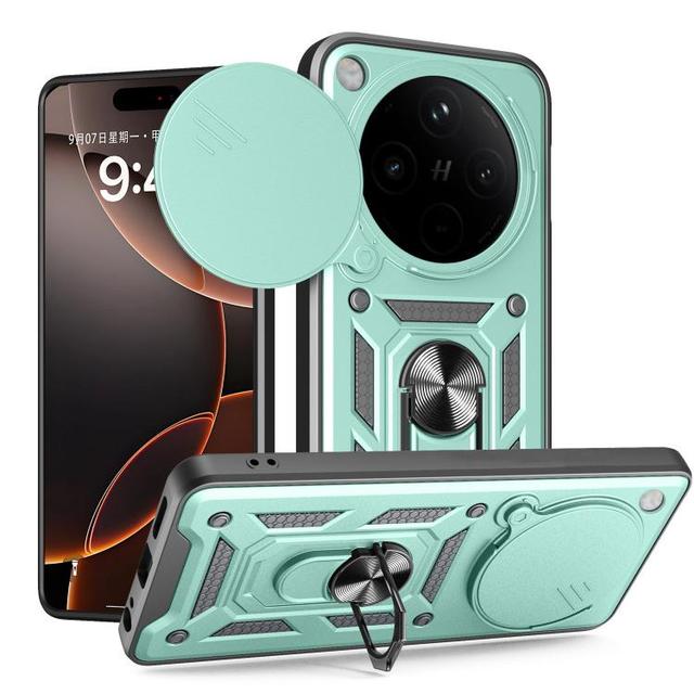 For OPPO Find X8 Case, Sliding Camera Cover Design TPU Hybrid PC Shockproof Protective Mobile Phone Case
