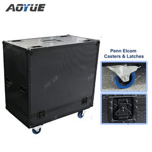 Boîtier de transport en aluminium sur mesure pour haut-parleurs, avec doublure en EVA, design étanche pour enceintes audio - Product Image 1