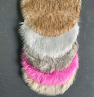 Tapis en fausse fourrure de lapin lavable, tapis de sol en velours bulle, couverture de chevet, tapis en fourrure de renard pour salon et chambre à coucher