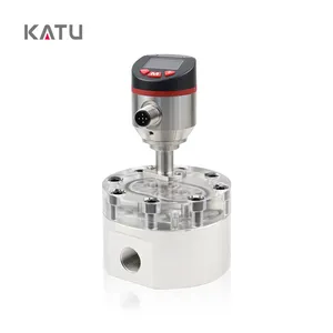 KATU-Medidor de flujo de engranajes con pantalla LED de alta precisión, medidor de flujo viscoso, para 5mL-2000 mL/min