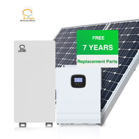 Système solaire hors réseau BR SOLAR 5 kW avec batterie 10 kVA, système de stockage d'énergie solaire domestique, kit complet
