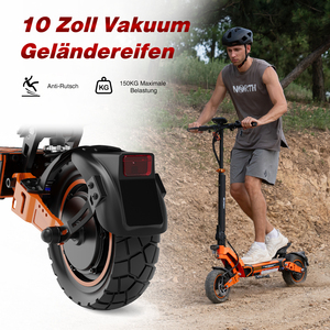 RCB D7 Pro ABE 48V 27Ah 500W Two-Wheel Adult Scooter Aluminum Alloy Foldable Waterproof 150kg Load Capacity Lithium Battery App - Product Image 5