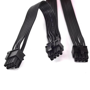 Câble d'alimentation PCI Express 8 broches vers double 6+2 broches, répartiteur PCIe 8 broches 1 vers 2 pour Corsair RM1000 RM850 <span class=keywords><strong>RM750</strong></span> RM650 RM550 RM - Product Image 4