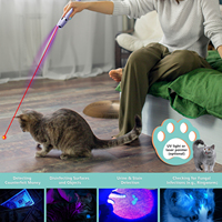 UMIONE Jouet pointeur laser interactif électrique personnalisé pour animaux de compagnie avec 5 modèles USB-C LED rechargeable pour chats