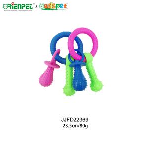 ORIENPET & OASISPET TPR giocattolo per animali domestici all'ingrosso eco-friendly cane giocattolo da masticare ciuccio + anello JJFD22369 giocattolo per animali - Product Image 1