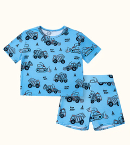 Pyjamas d'été courts en bambou pour bébé, personnalisables avec broderie de nom, idée cadeau personnalisée, vente en gros, prêts à expédier (RTS) pour Pâques - Product Image 3