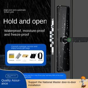 कांग KT-RF01 वाटरप्रूफ स्मार्ट फिंगरप्रिंट लॉक टुया ऐप वाईफाई क्लाउड ग्रेड जस्ता एल्यूमीनियम मिश्र धातु लकड़ी दरवाजा एंटी-चोरी प्रविष्टि - Product Image 3