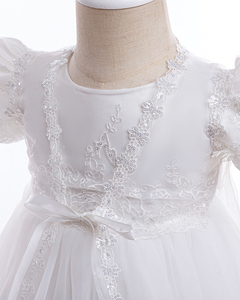 Bambine da bambino <span class=keywords><strong>abiti</strong></span> <span class=keywords><strong>eleganti</strong></span> fiori di compleanno abito da principessa da sposa vestiti di pizzo per neonato - Product Image 5