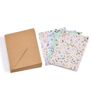 Vietnam Made Eco Friendly Coated Paper Personalized Custom Invitation Card Friendship Thank You Gift Greeting Card with Envelope - Product Image 4